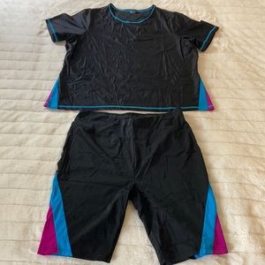 Swimsuits For All Colorblock Set